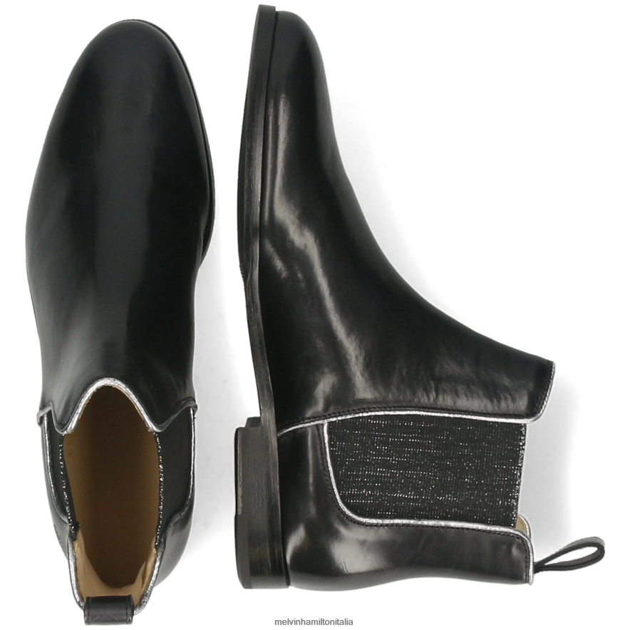 esso Melvin & Hamilton donne Susanna 70 nero stivaletti L80P2P800