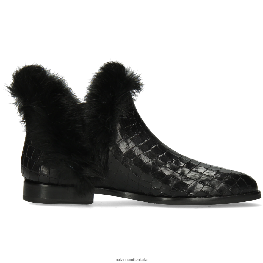 esso Melvin & Hamilton donne Susanna 92 nero stivaletti L80P2P1093