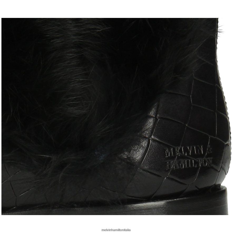 esso Melvin & Hamilton donne Susanna 92 nero stivaletti L80P2P1093
