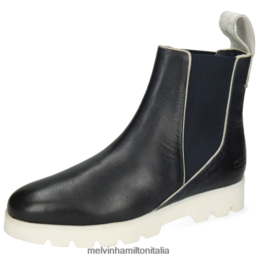 esso Melvin & Hamilton donne Susanna 97 blu stivaletti L80P2P1144