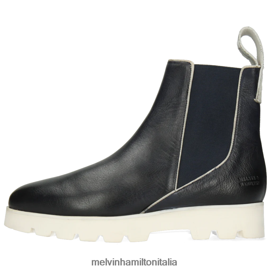 esso Melvin & Hamilton donne Susanna 97 blu stivaletti L80P2P1144