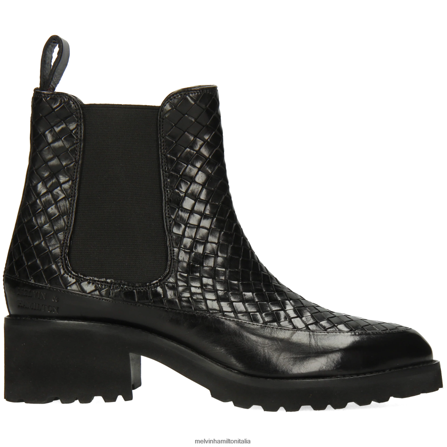 esso Melvin & Hamilton donne abigail 1 nero stivaletti L80P2P924