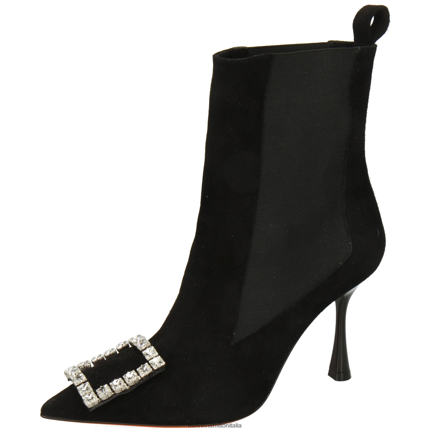 esso Melvin & Hamilton donne alena 5 nero stivaletti L80P2P811