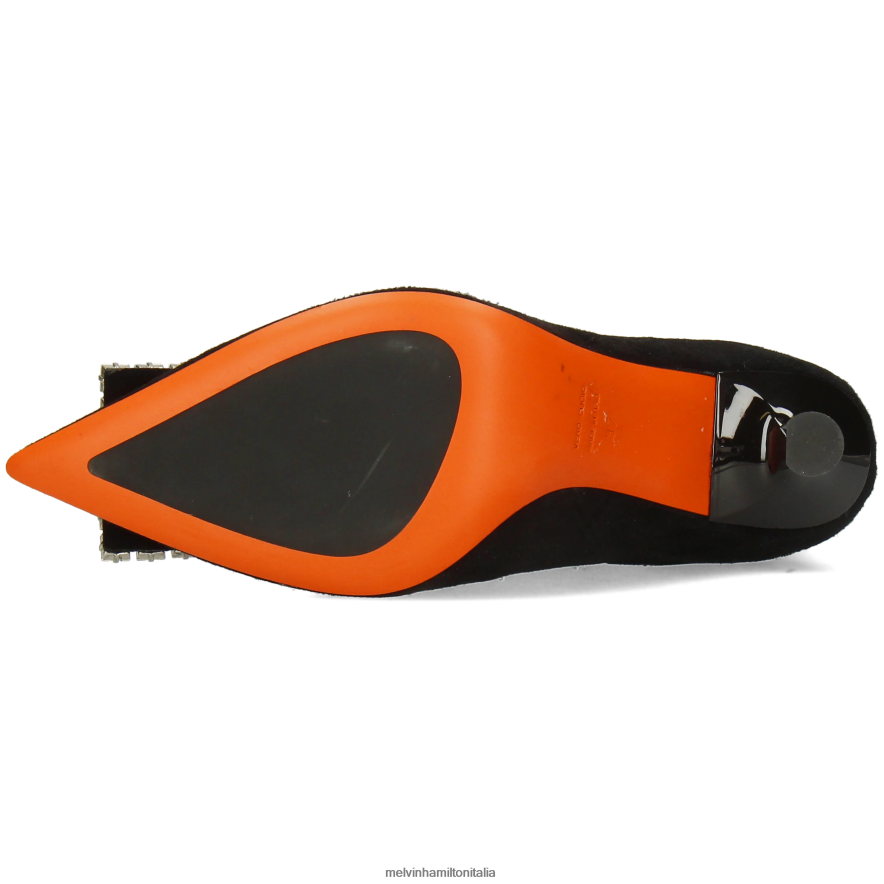 esso Melvin & Hamilton donne alena 5 nero stivaletti L80P2P811