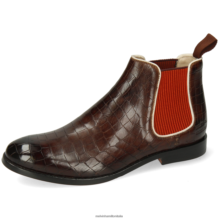 esso Melvin & Hamilton donne amélie 4 marrone stivaletti L80P2P933