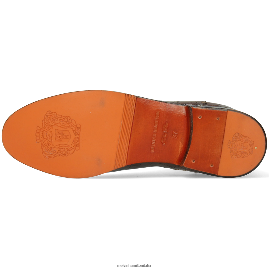 esso Melvin & Hamilton donne amélie 4 marrone stivaletti L80P2P933