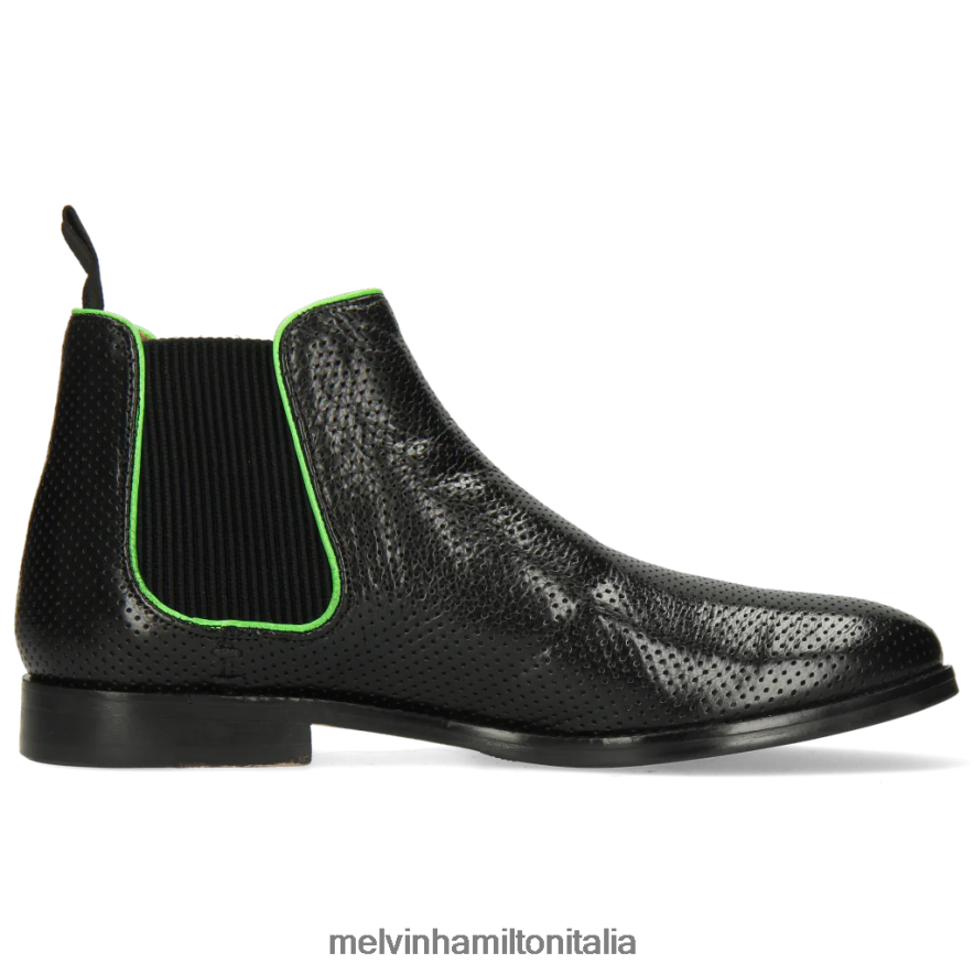 esso Melvin & Hamilton donne amélie 4 nero stivaletti L80P2P1121