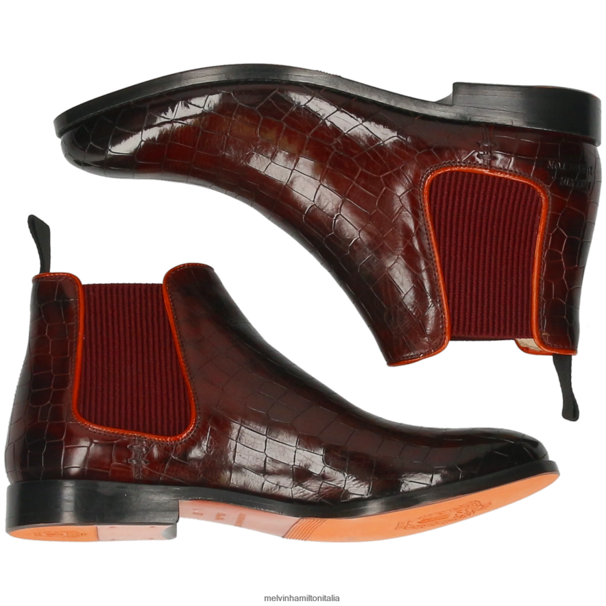 esso Melvin & Hamilton donne amélie 4 viola stivaletti L80P2P967