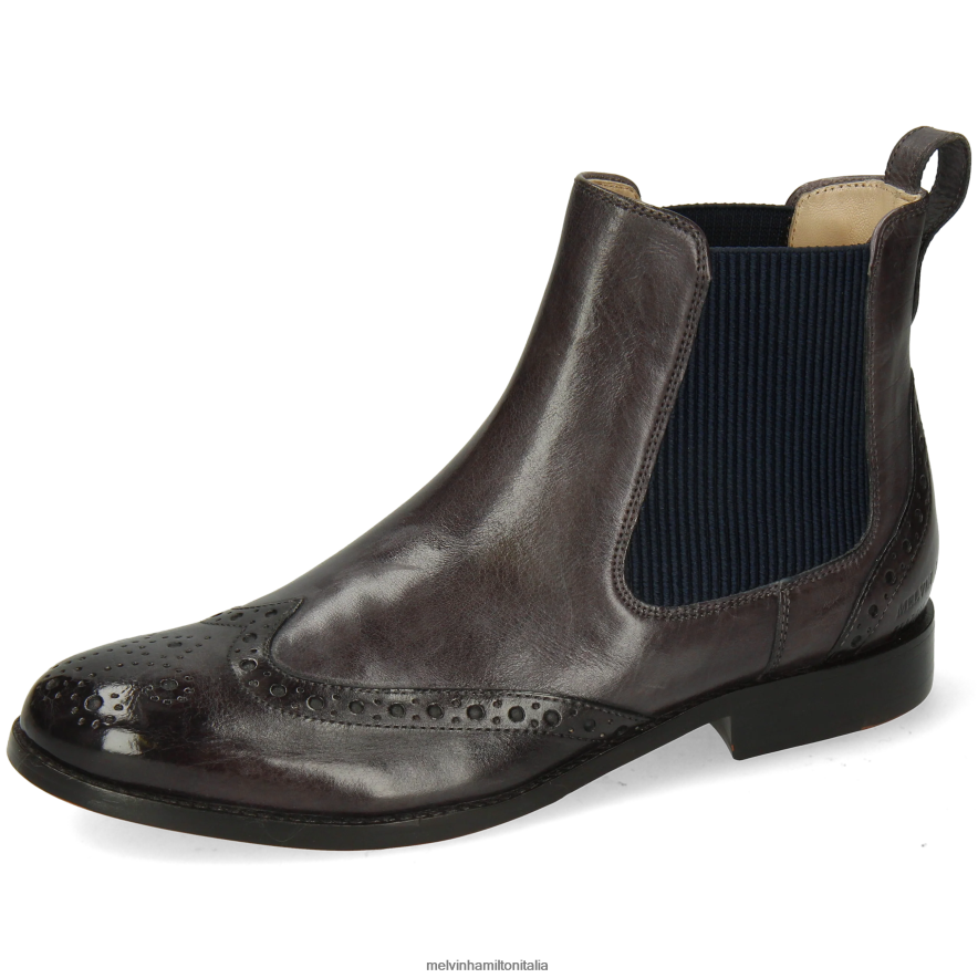 esso Melvin & Hamilton donne amélie 5 grigio stivaletti L80P2P991