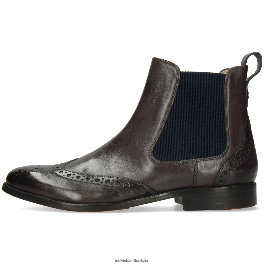 esso Melvin & Hamilton donne amélie 5 grigio stivaletti L80P2P991