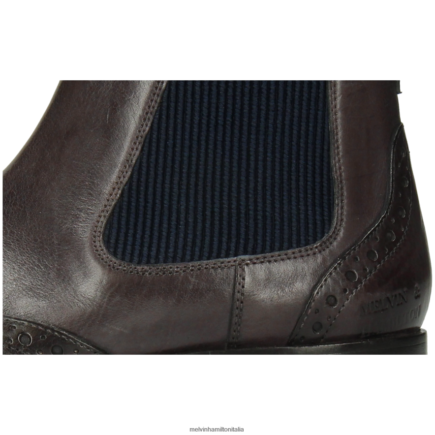 esso Melvin & Hamilton donne amélie 5 grigio stivaletti L80P2P991