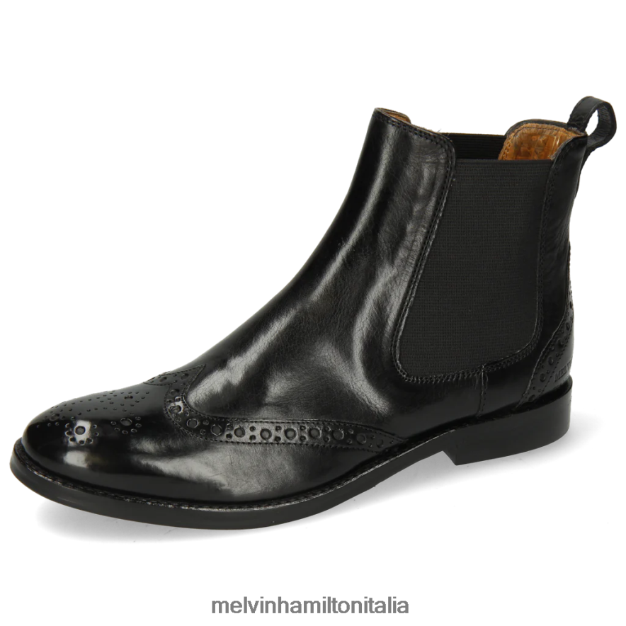 esso Melvin & Hamilton donne amélie 5 nero stivaletti L80P2P1021