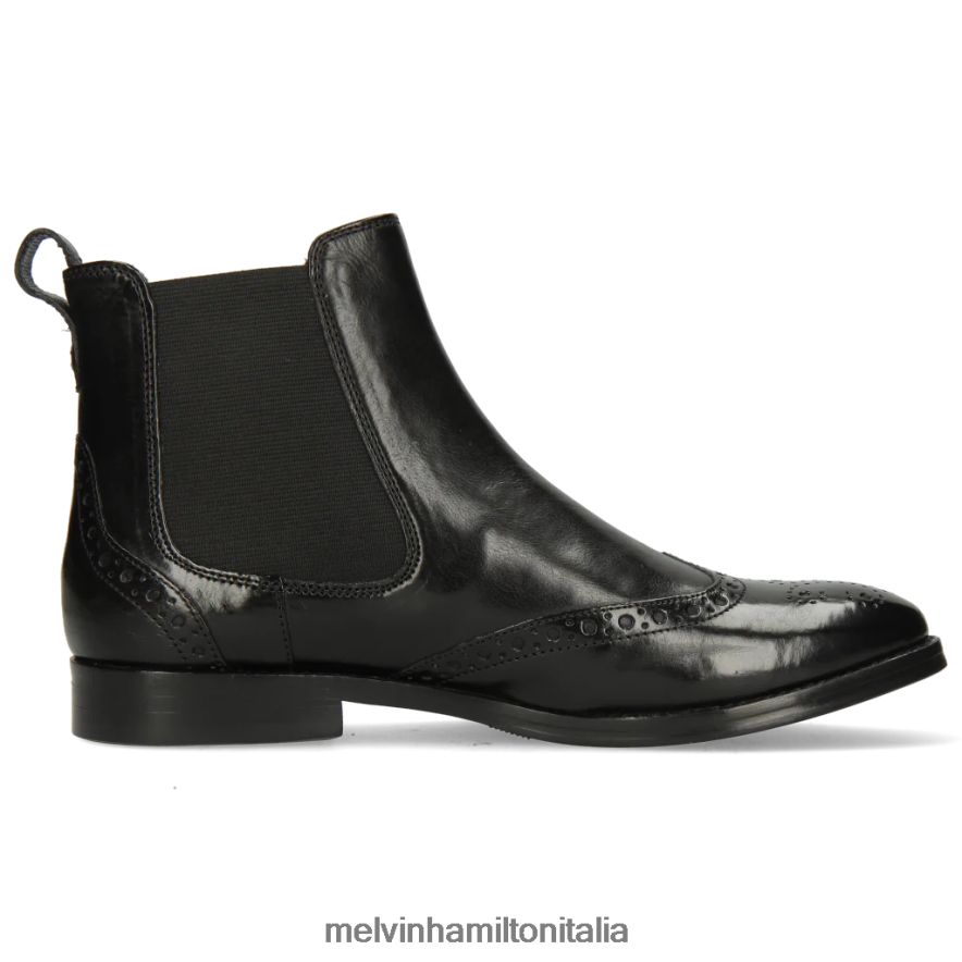 esso Melvin & Hamilton donne amélie 5 nero stivaletti L80P2P1021