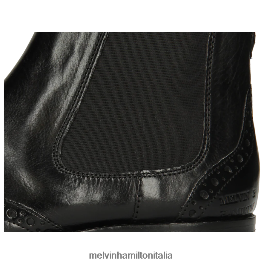 esso Melvin & Hamilton donne amélie 5 nero stivaletti L80P2P1021