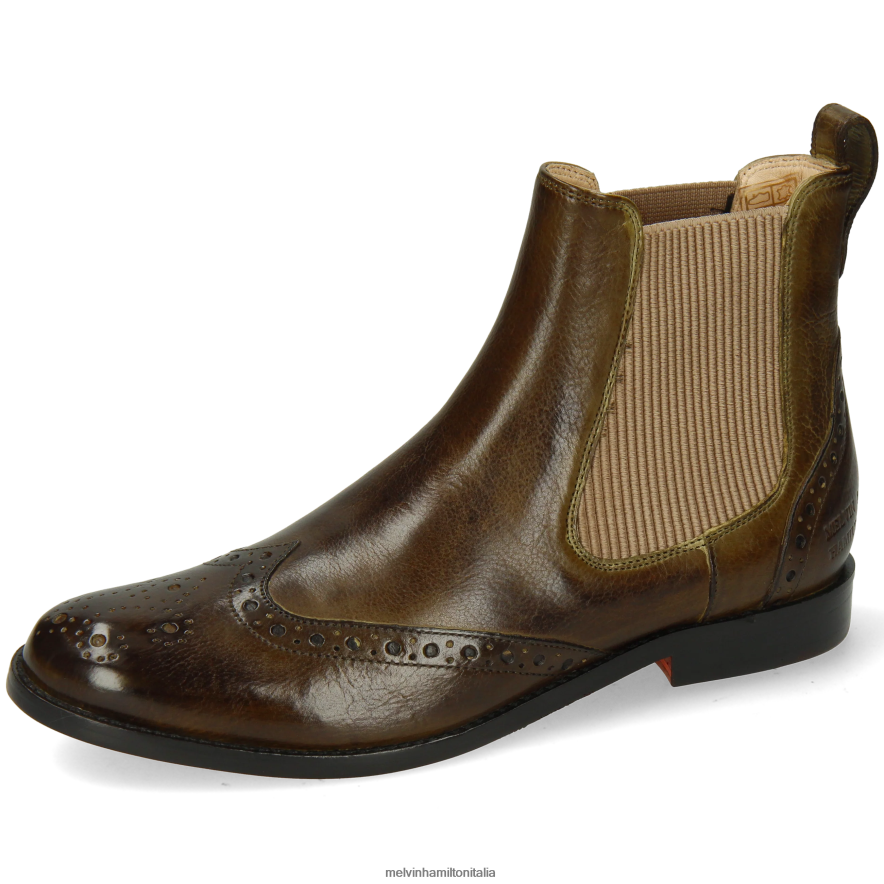 esso Melvin & Hamilton donne amélie 5 verde stivaletti L80P2P919