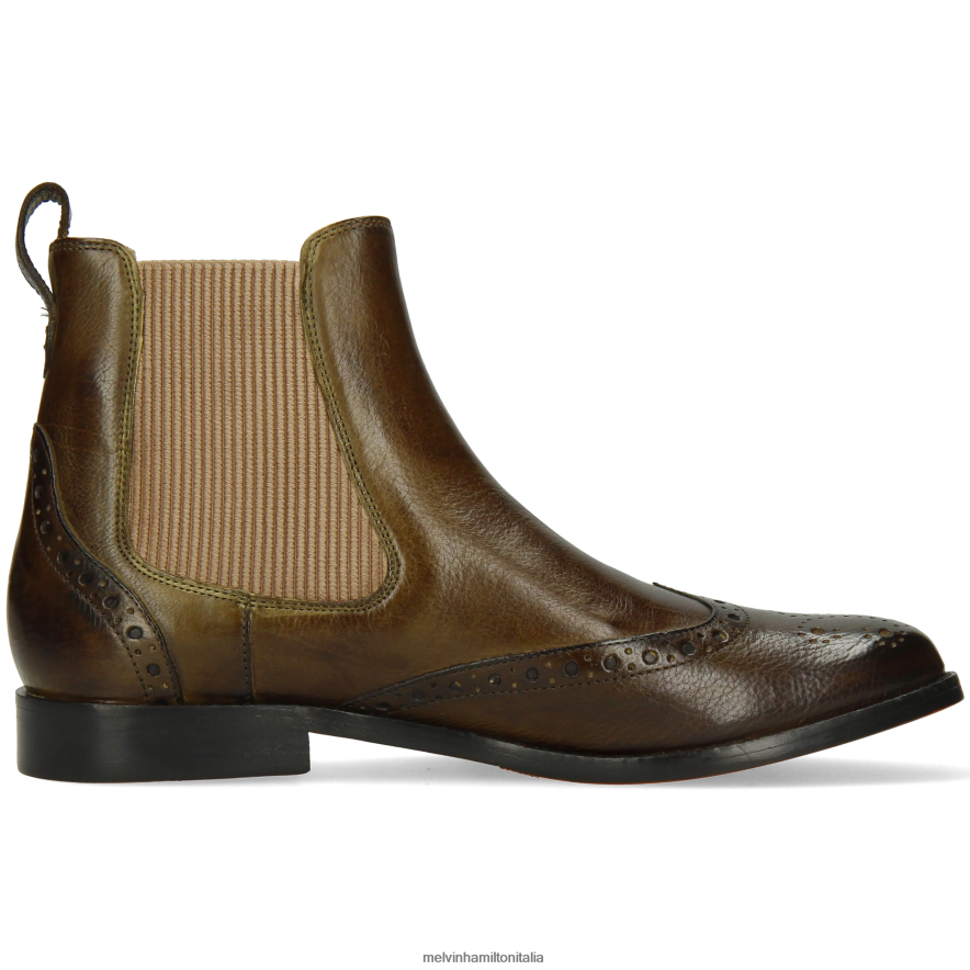 esso Melvin & Hamilton donne amélie 5 verde stivaletti L80P2P919