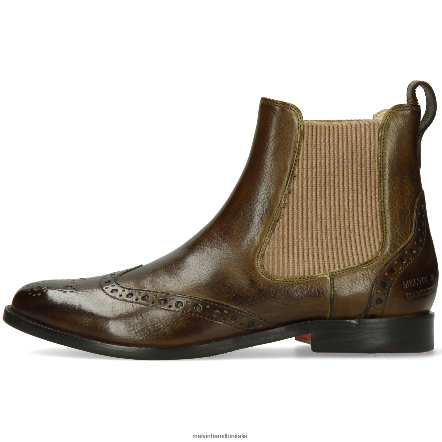 esso Melvin & Hamilton donne amélie 5 verde stivaletti L80P2P919