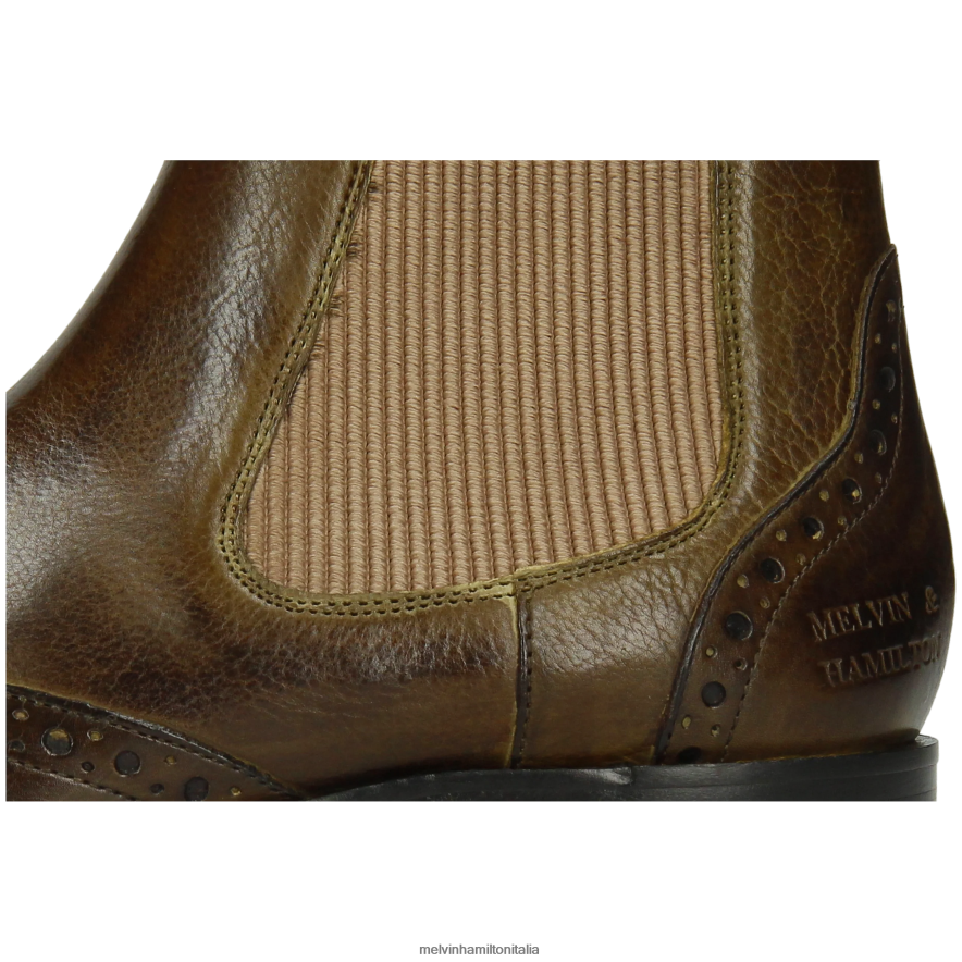esso Melvin & Hamilton donne amélie 5 verde stivaletti L80P2P919
