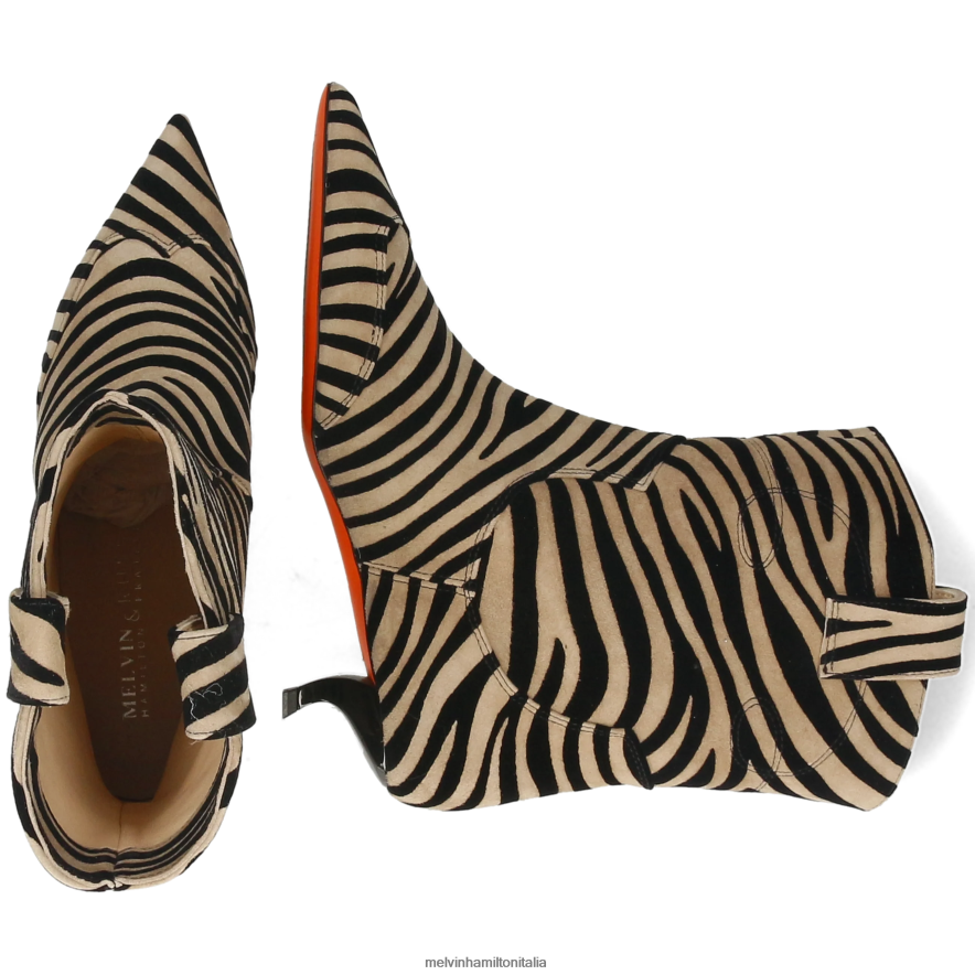 esso Melvin & Hamilton donne aurora 1 beige stivaletti L80P2P837