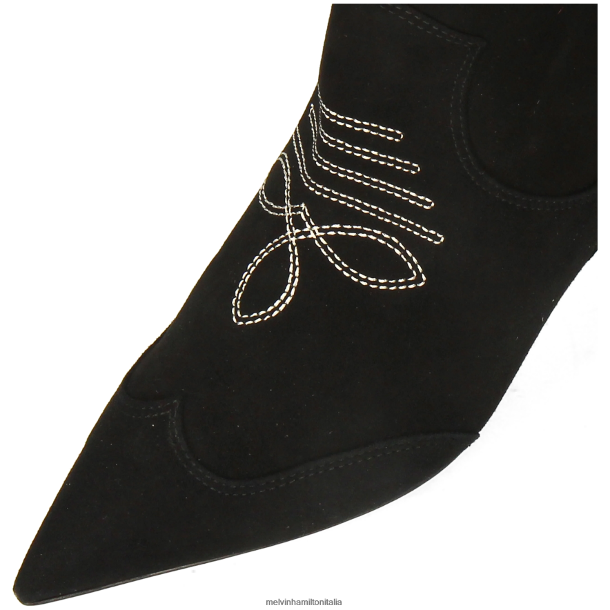 esso Melvin & Hamilton donne aurora 1 nero stivaletti L80P2P843