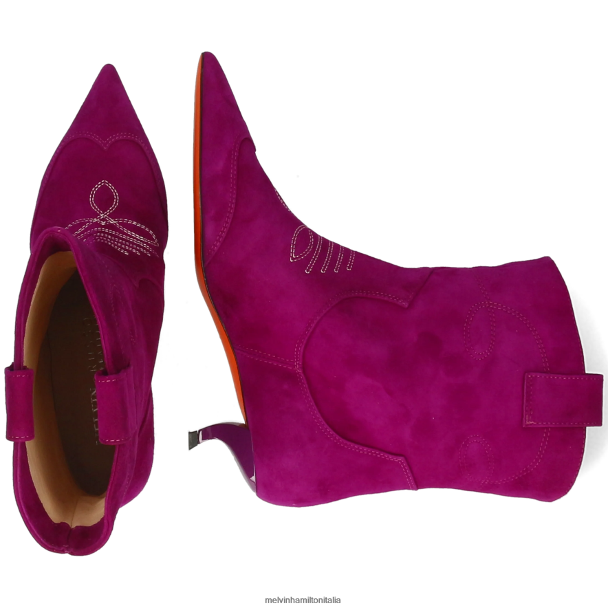 esso Melvin & Hamilton donne aurora 1 viola stivaletti L80P2P841