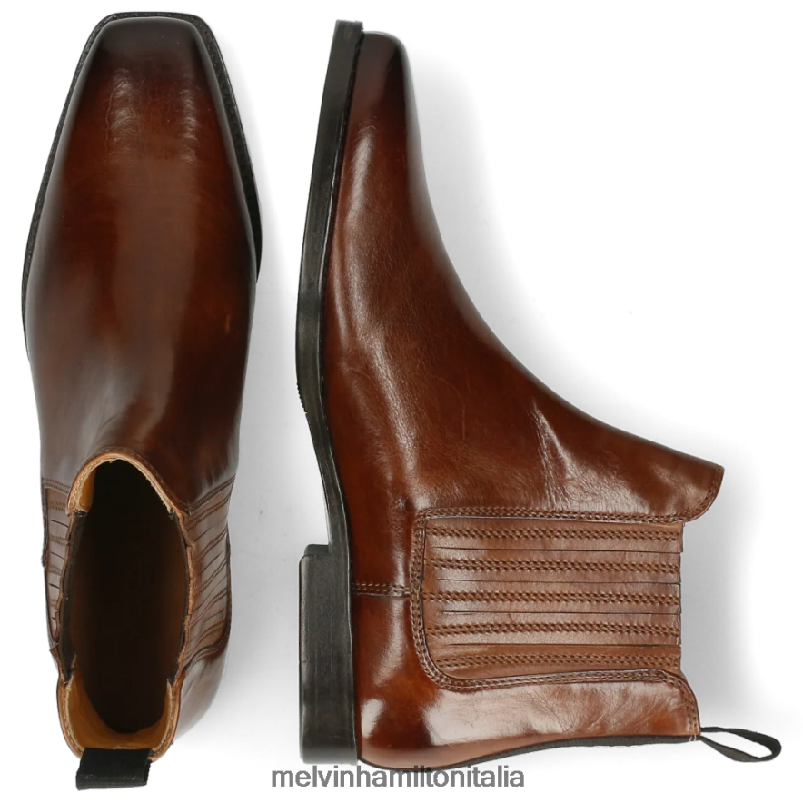 esso Melvin & Hamilton donne bella1 marrone stivaletti L80P2P1014