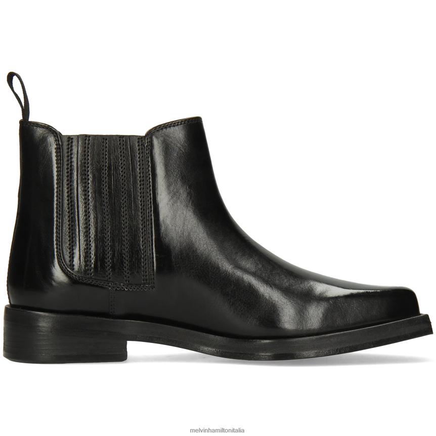 esso Melvin & Hamilton donne bella1 nero stivaletti DLT2BB957