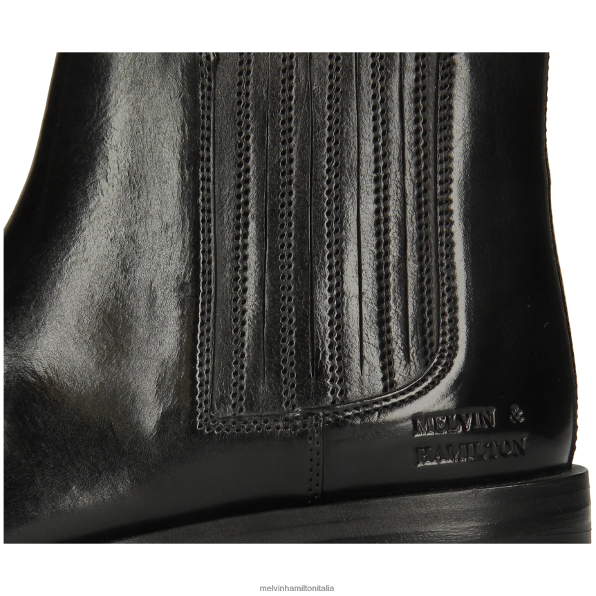 esso Melvin & Hamilton donne bella1 nero stivaletti DLT2BB957