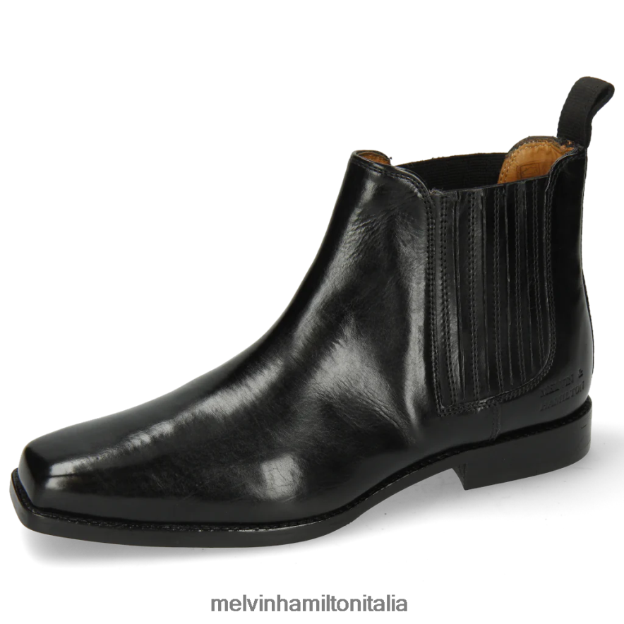 esso Melvin & Hamilton donne bella1 nero stivaletti L80P2P988