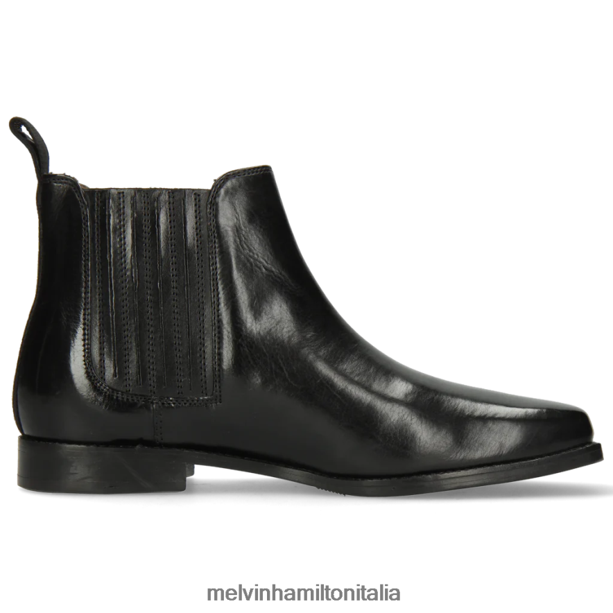 esso Melvin & Hamilton donne bella1 nero stivaletti L80P2P988