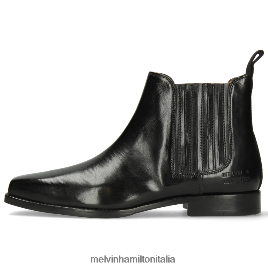 esso Melvin & Hamilton donne bella1 nero stivaletti L80P2P988