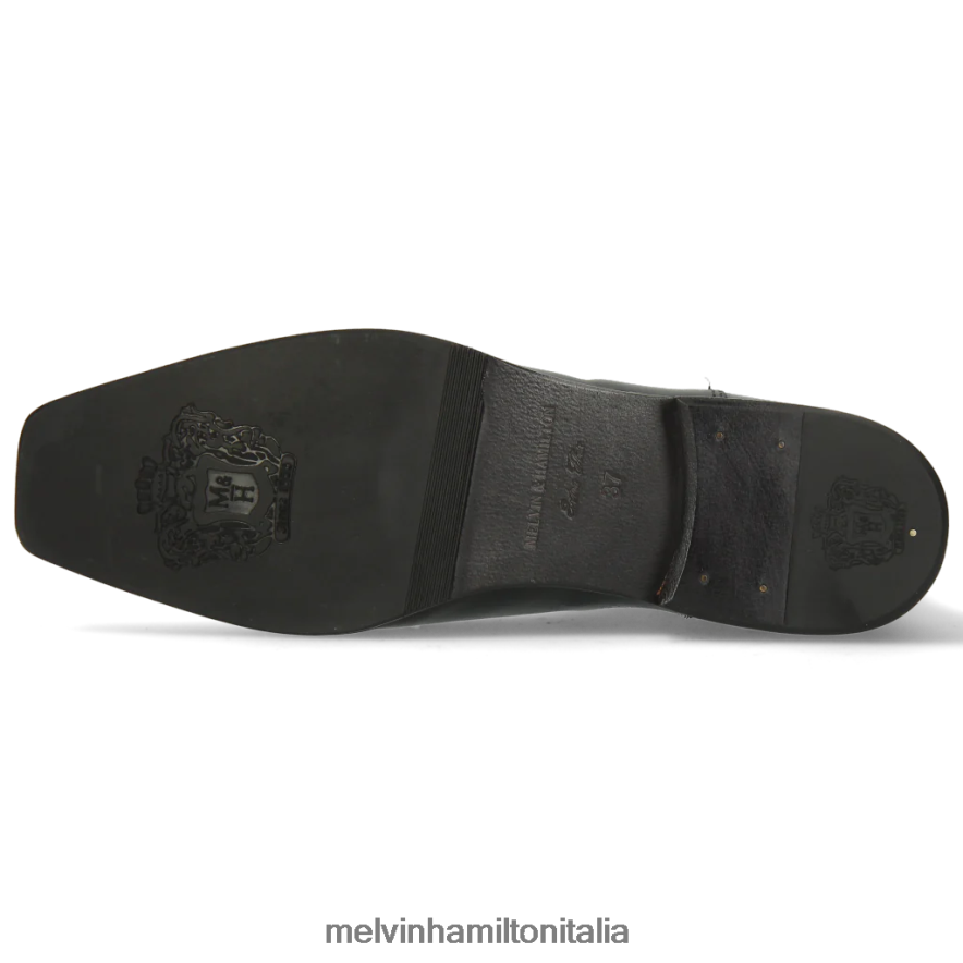 esso Melvin & Hamilton donne bella1 nero stivaletti L80P2P988