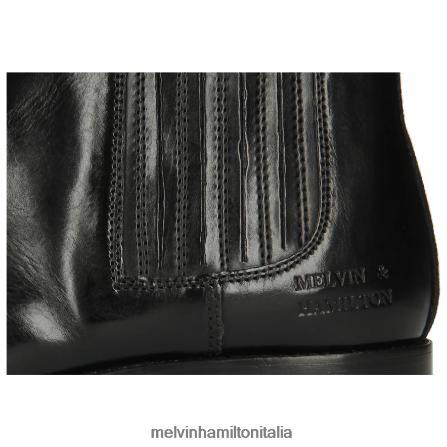 esso Melvin & Hamilton donne bella1 nero stivaletti L80P2P988