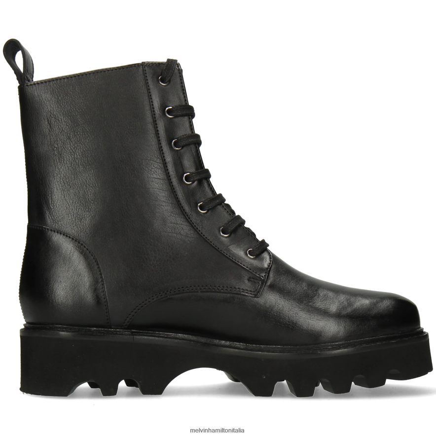 esso Melvin & Hamilton donne bella 13 nero stivaletti L80P2P1096