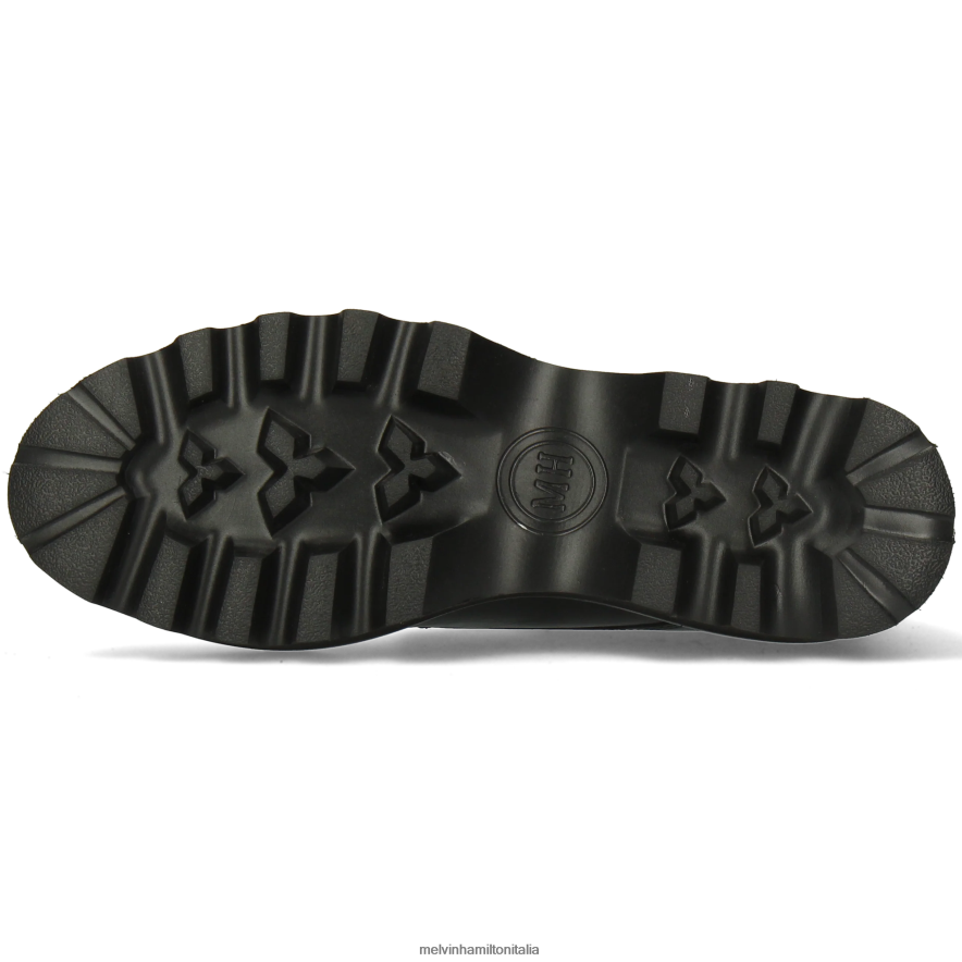 esso Melvin & Hamilton donne bella 13 nero stivaletti L80P2P1096