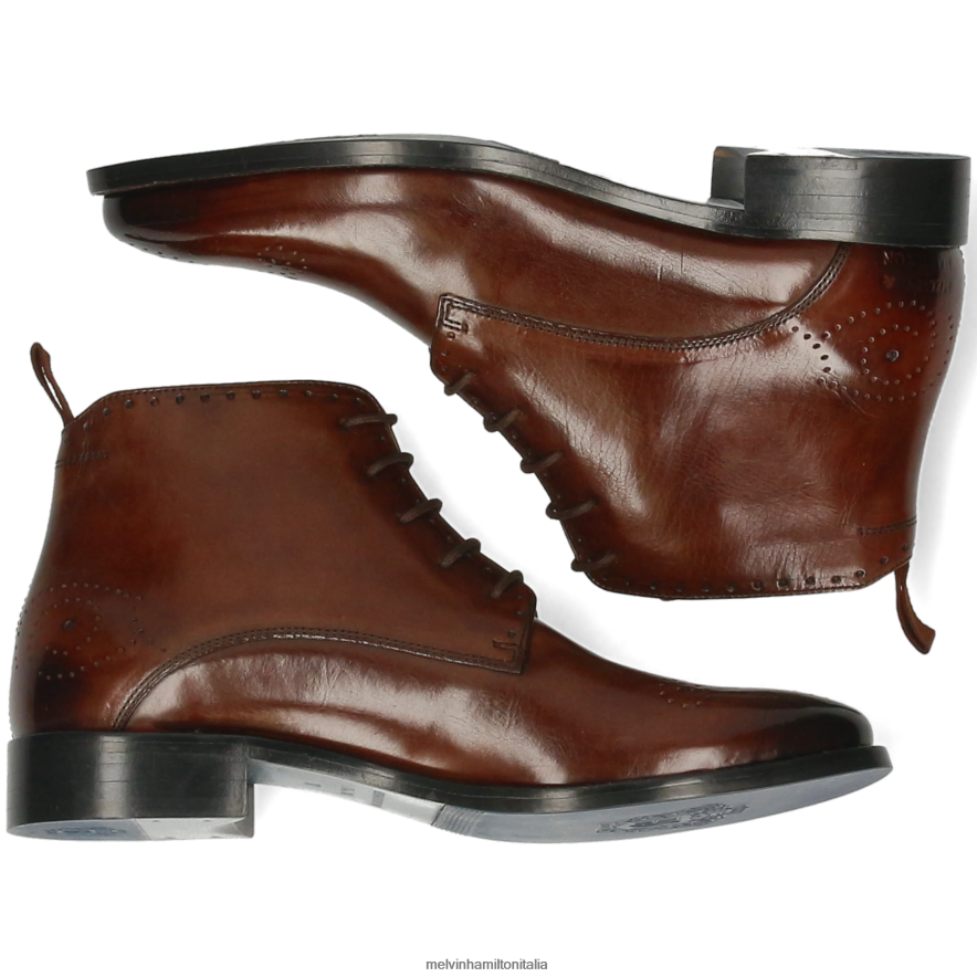 esso Melvin & Hamilton donne betta 4 marrone stivaletti L80P2P883