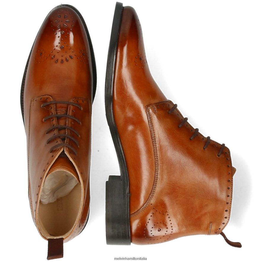 esso Melvin & Hamilton donne betta 4 marrone stivaletti L80P2P960