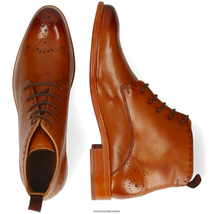 esso Melvin & Hamilton donne betta 4 marrone stivaletti L80P2P997