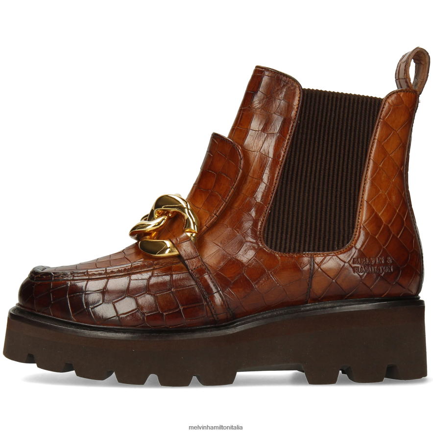 esso Melvin & Hamilton donne cassy 1 marrone stivaletti L80P2P965