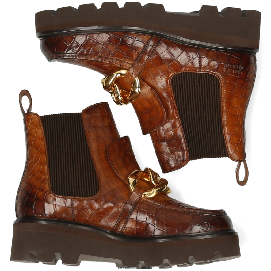 esso Melvin & Hamilton donne cassy 1 marrone stivaletti L80P2P965