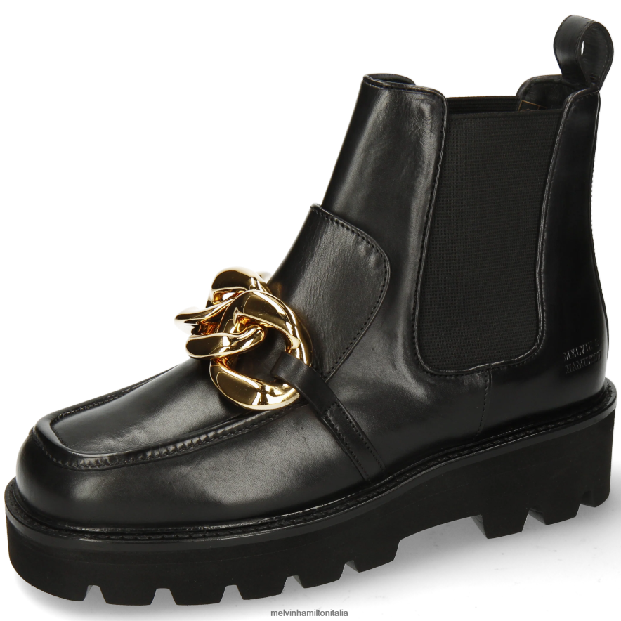 esso Melvin & Hamilton donne cassy 1 nero stivaletti L80P2P866