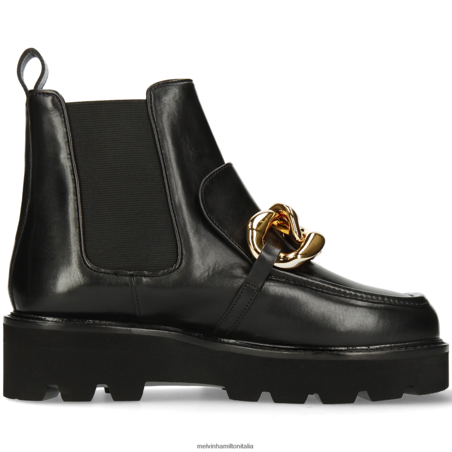 esso Melvin & Hamilton donne cassy 1 nero stivaletti L80P2P866