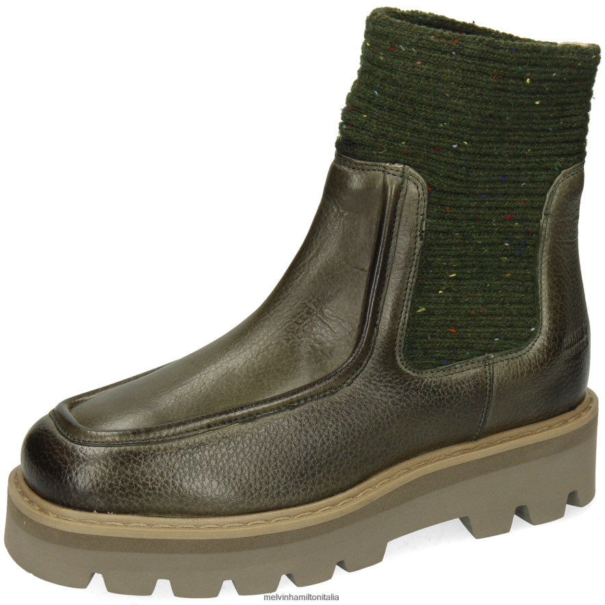 esso Melvin & Hamilton donne cassy 3 cachi stivaletti L80P2P915