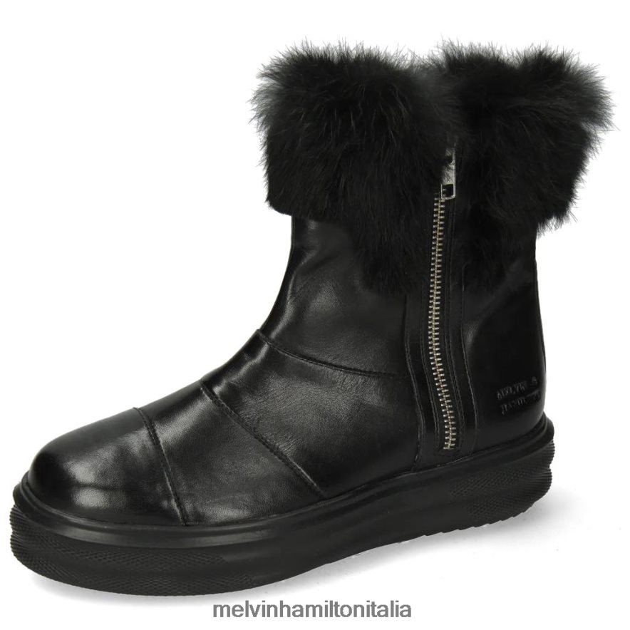 esso Melvin & Hamilton donne fata 10 nero stivaletti L80P2P1030