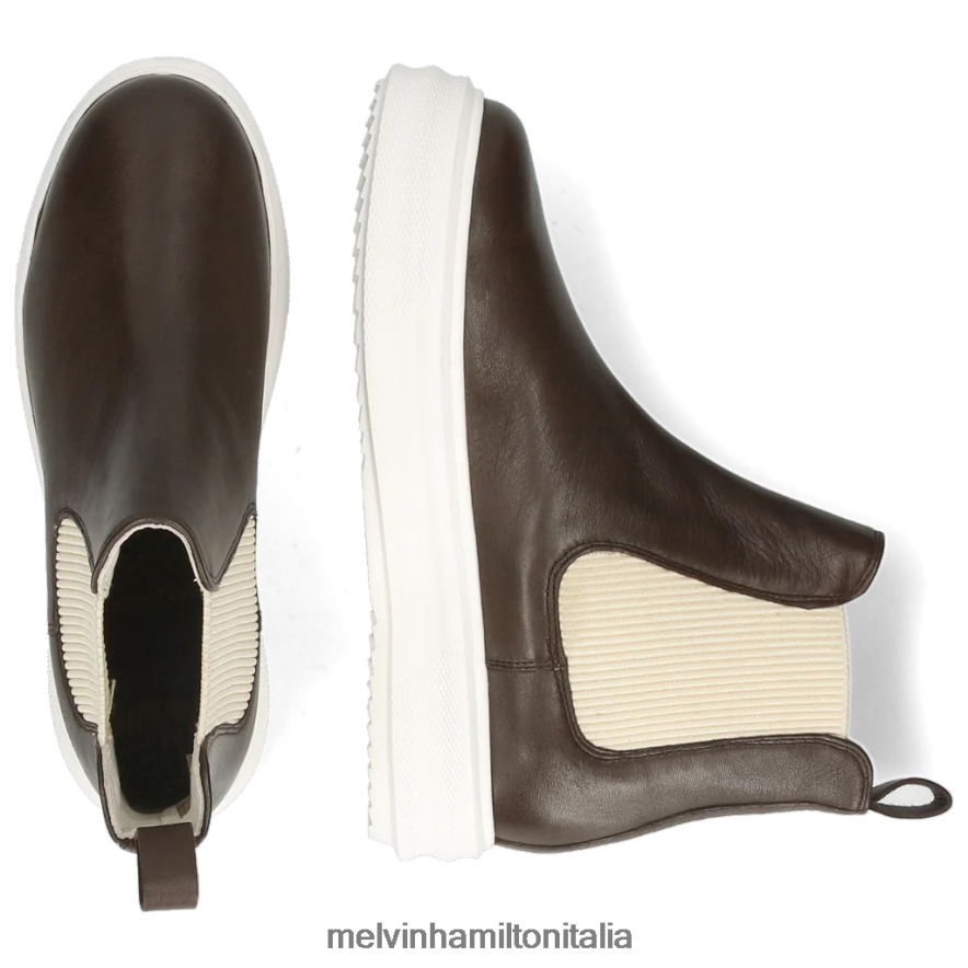 esso Melvin & Hamilton donne fata 1 marrone stivaletti L80P2P1059