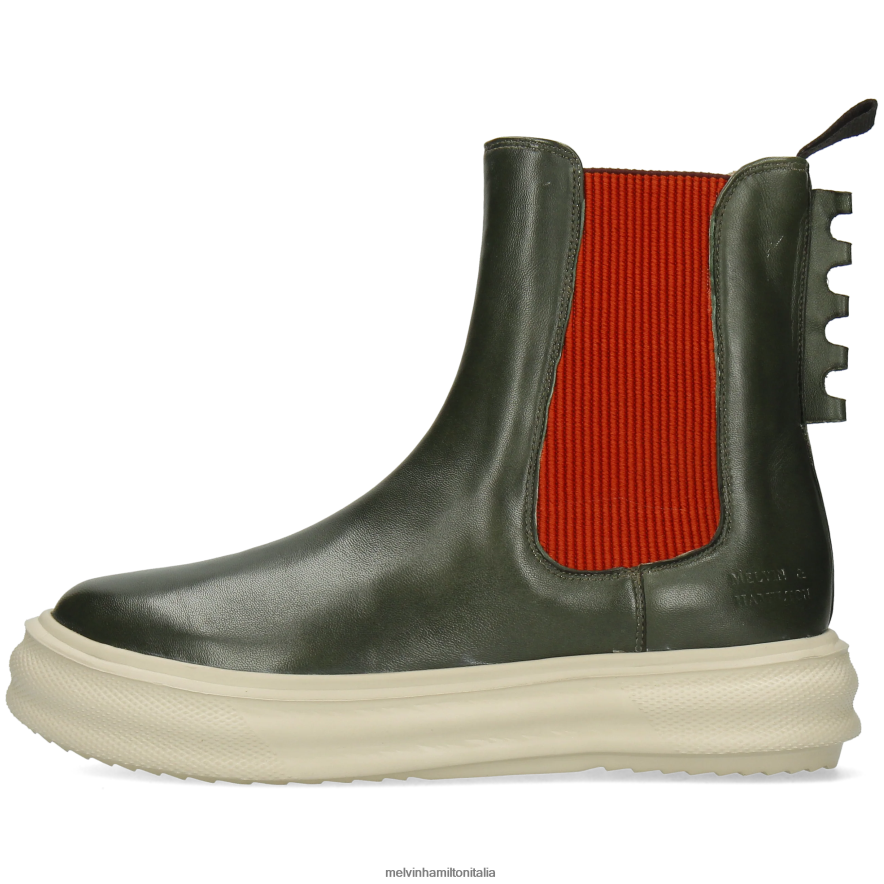 esso Melvin & Hamilton donne fata 5 verde stivaletti L80P2P1003