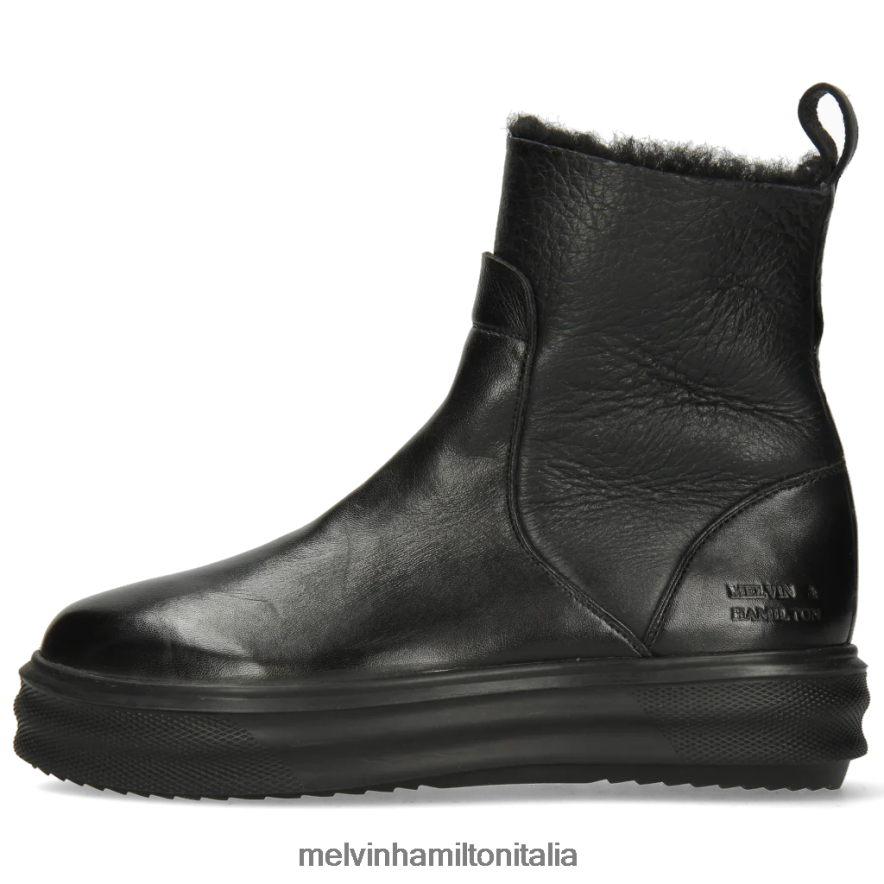 esso Melvin & Hamilton donne fata 9 nero stivaletti L80P2P1027