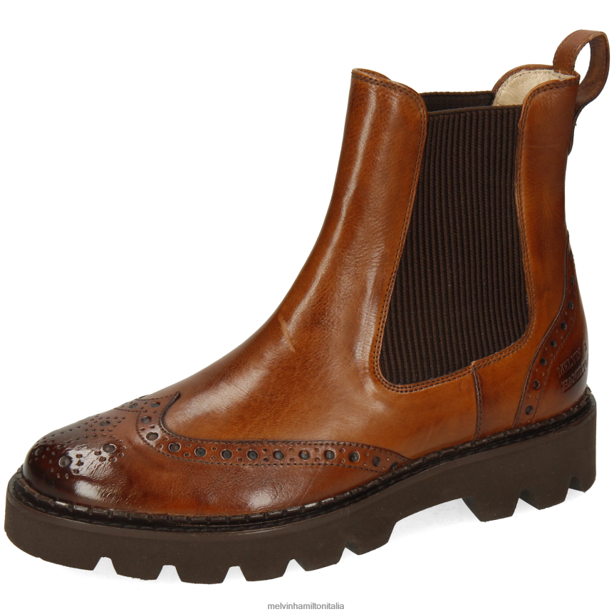 esso Melvin & Hamilton donne giada 8 marrone stivaletti DLT2BB912