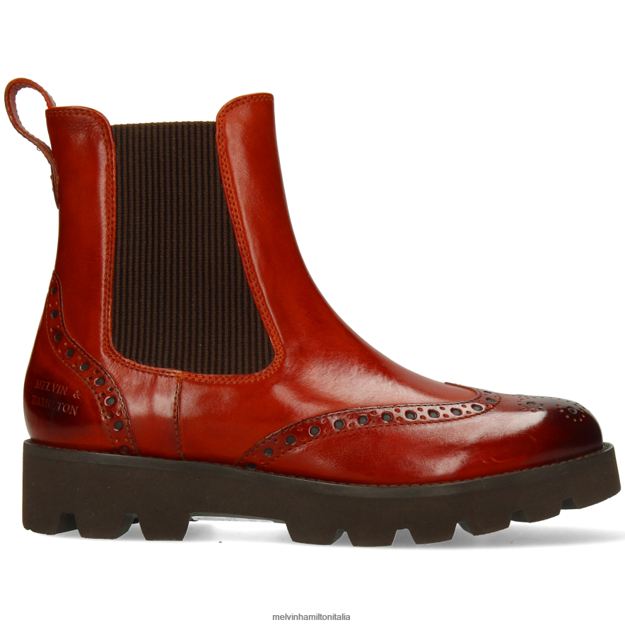 esso Melvin & Hamilton donne giada 8 marrone stivaletti L80P2P799