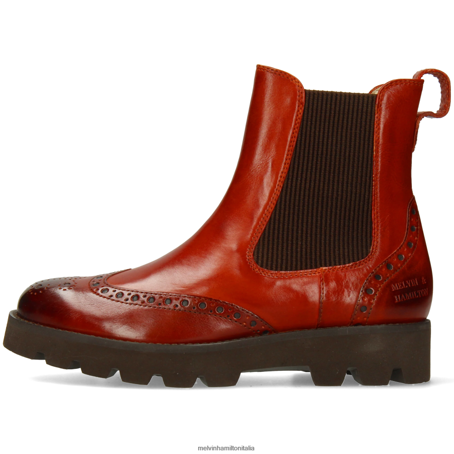 esso Melvin & Hamilton donne giada 8 marrone stivaletti L80P2P799
